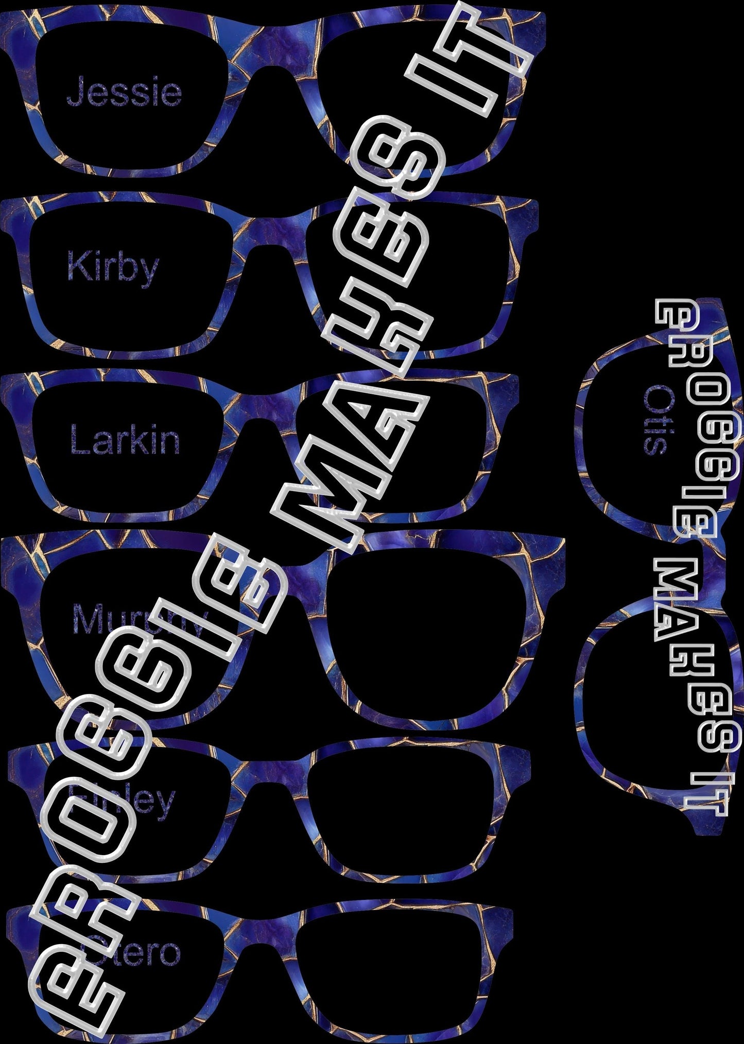 Translucent Mosaic1 frame topper compatible with Pair frames +