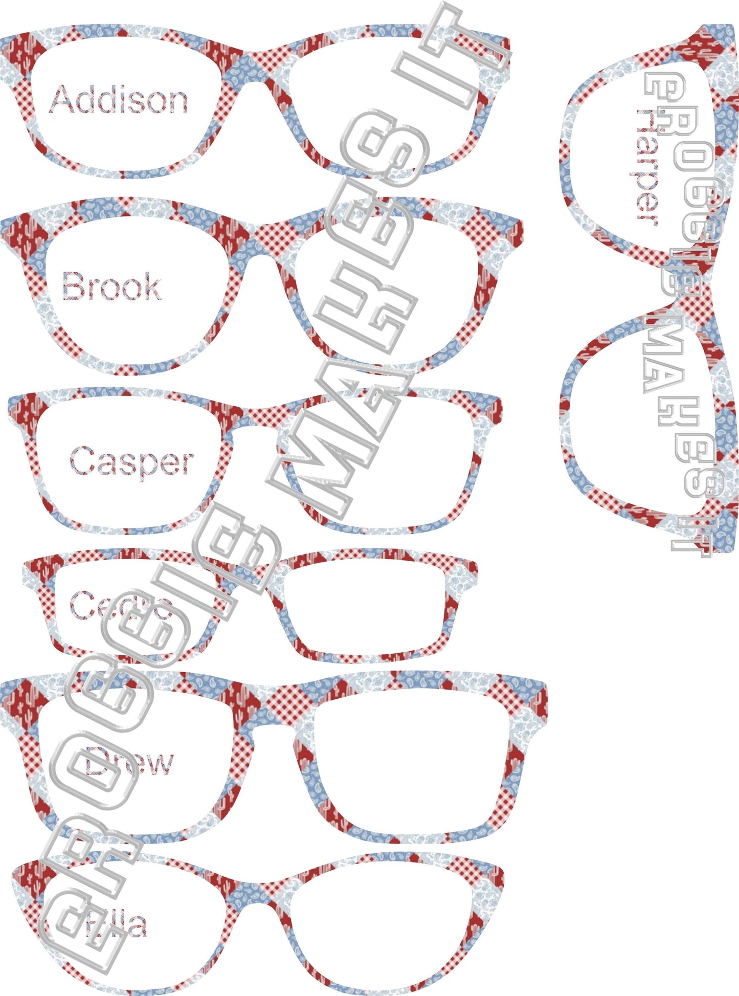 Translucent Picnic Quilt frame topper compatible with Pair frames