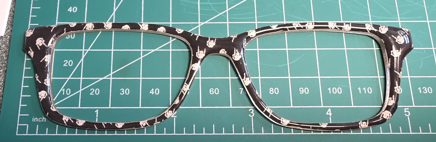 Translucent Rock On frame topper to fit Pair frames