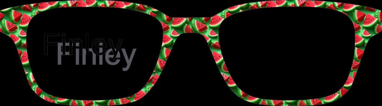 Translucent The 3D Watermelon frame topper compatible with Pair frames