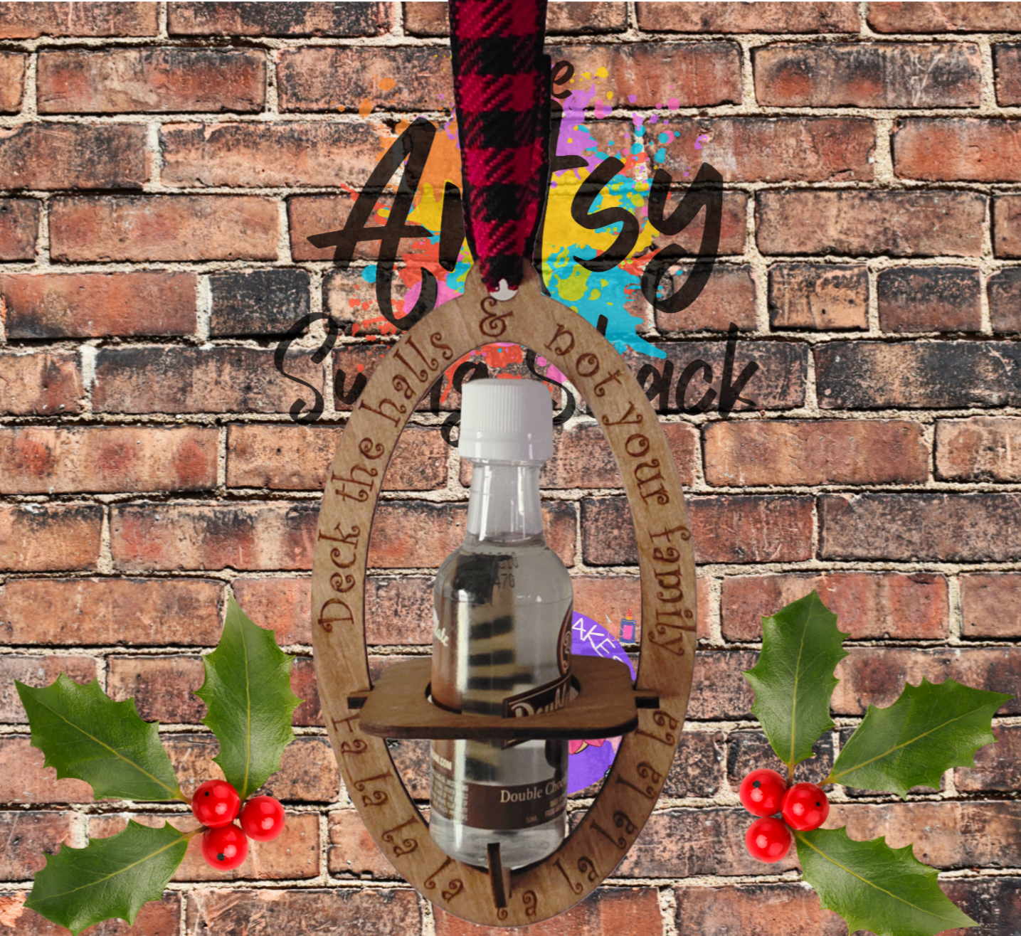 The Ultimate Holiday "Survival Kit" - Funny Shot Holder Ornament