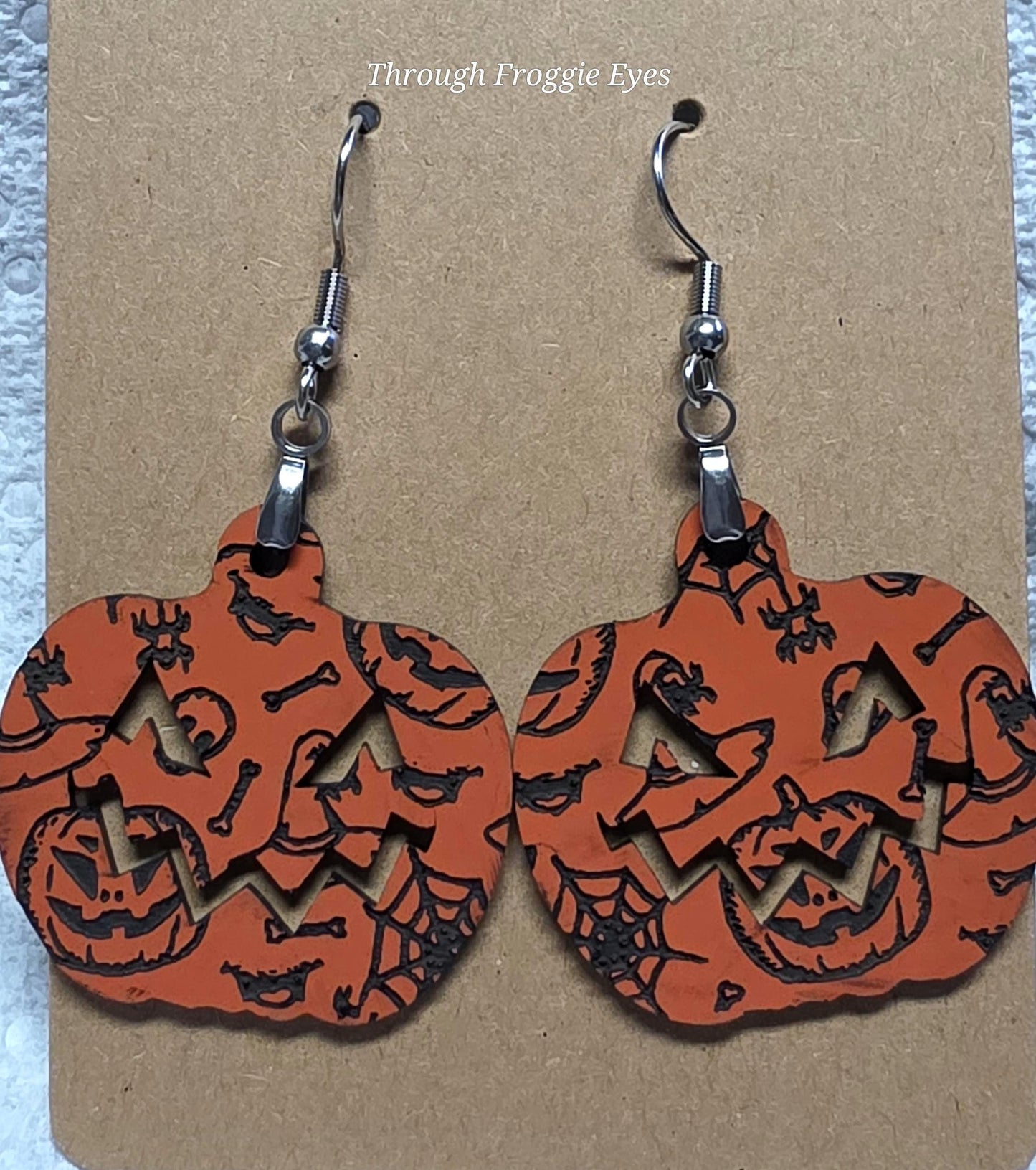 Deep Engravings Spooky Sketch frame topper compatible some Pair Eyewear frames