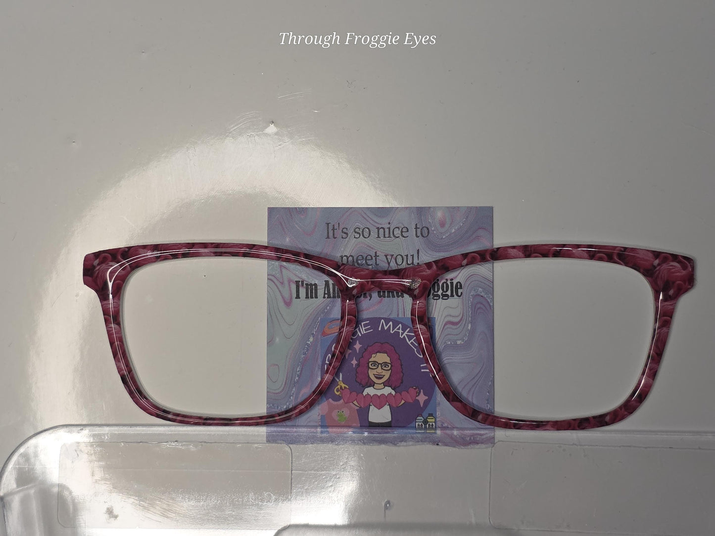 Translucent The 3D Flamingos frame topper compatible with Pair frames