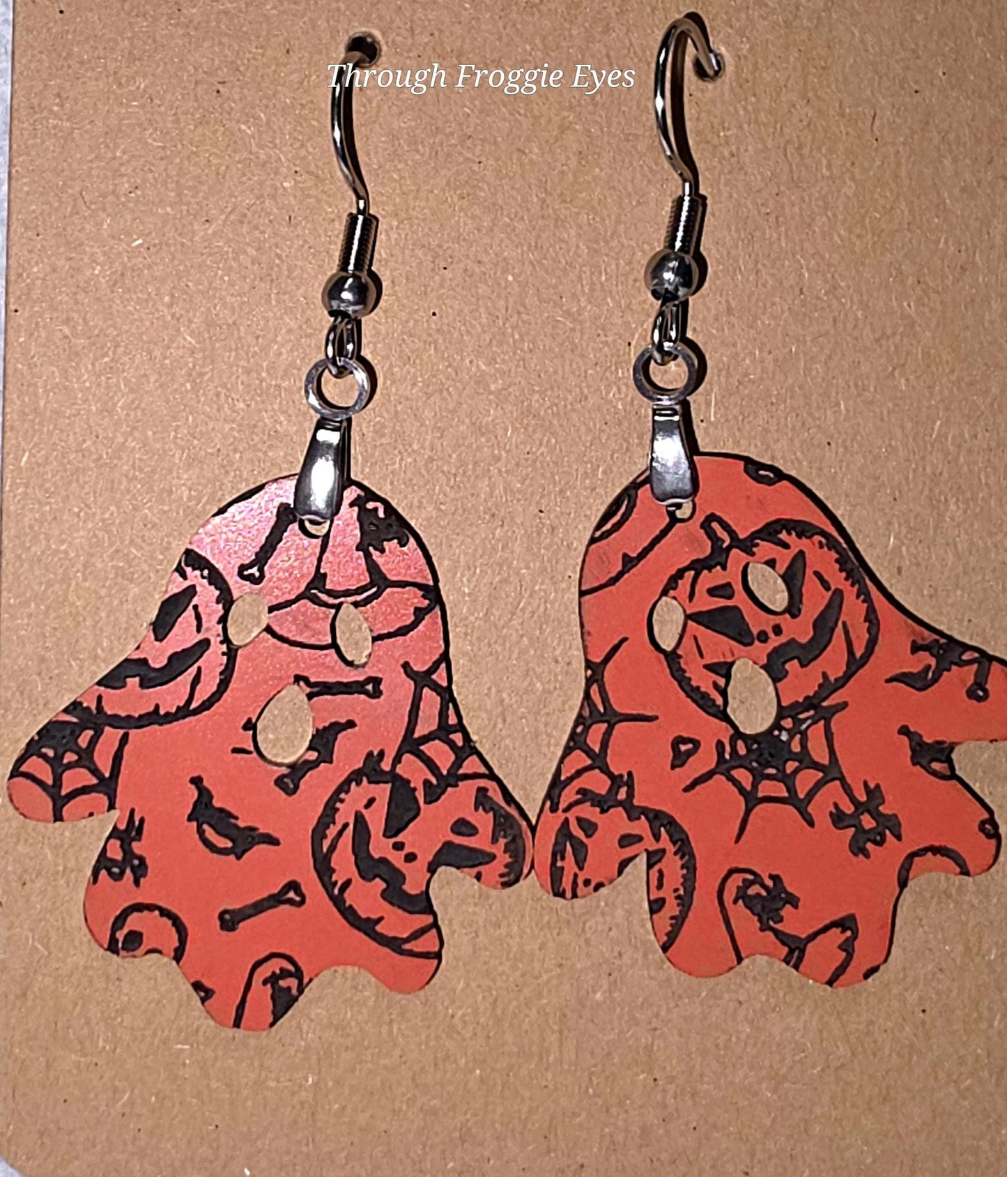 Deep Engravings Spooky Sketch frame topper compatible some Pair Eyewear frames