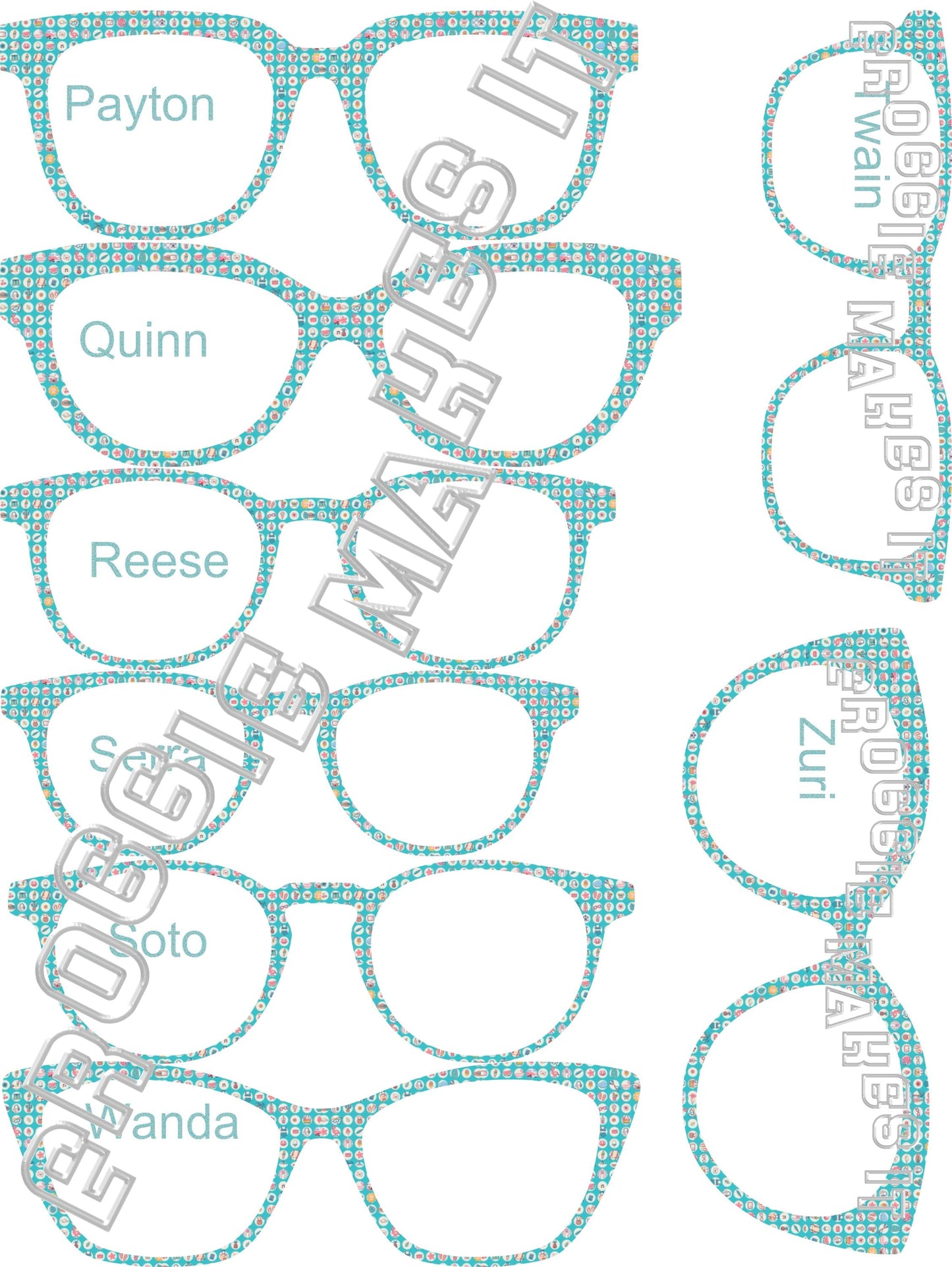 Summer Essentials frame topper compatible with Pair frames