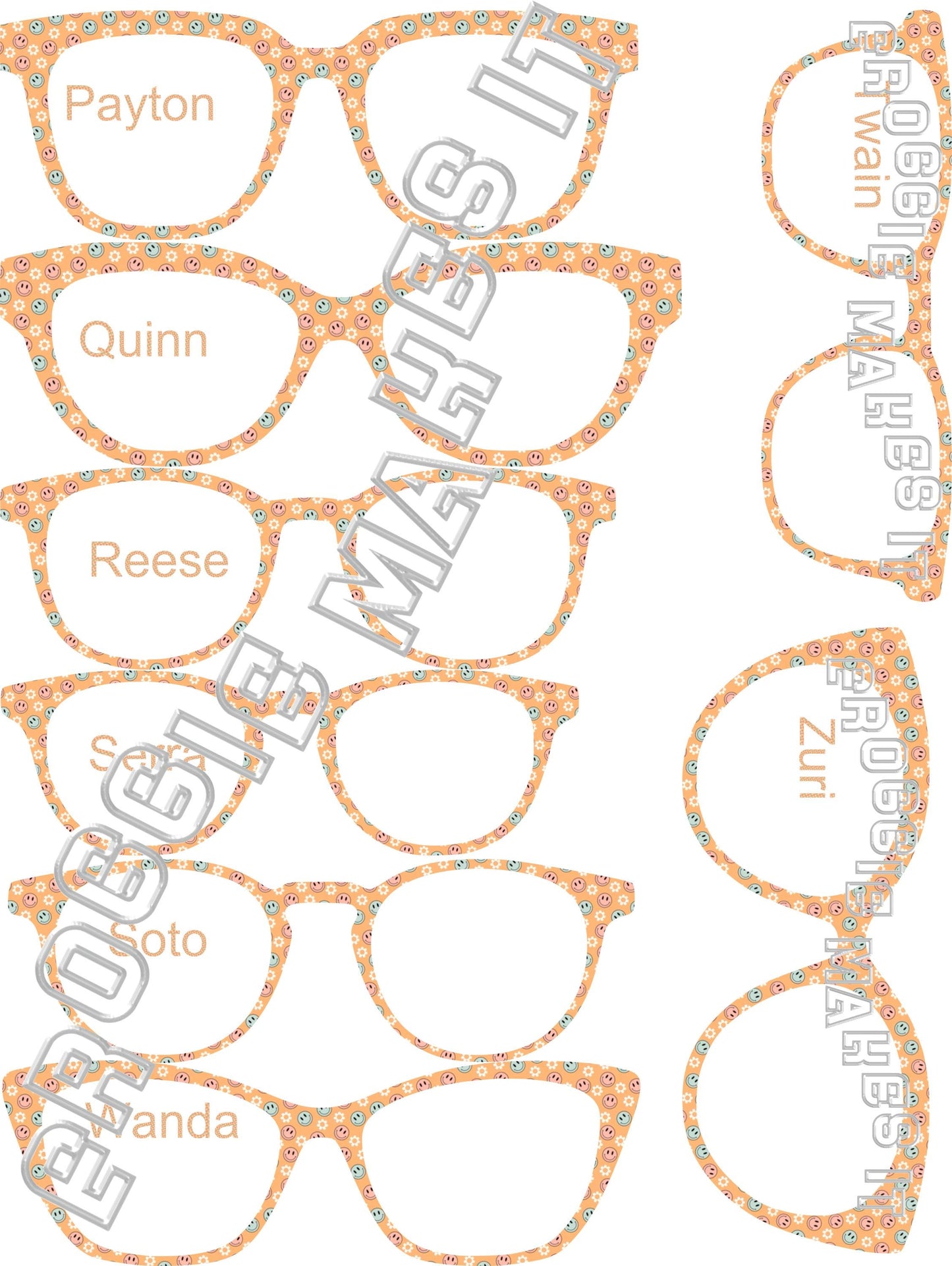 Smileys frame topper compatible with Pair frames