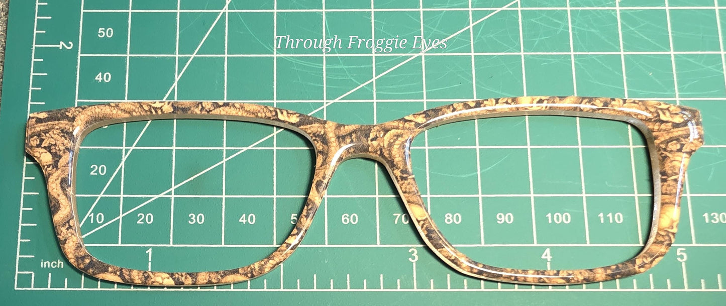 Opaque Snakes & Skulls frame topper to fit Pair frames
