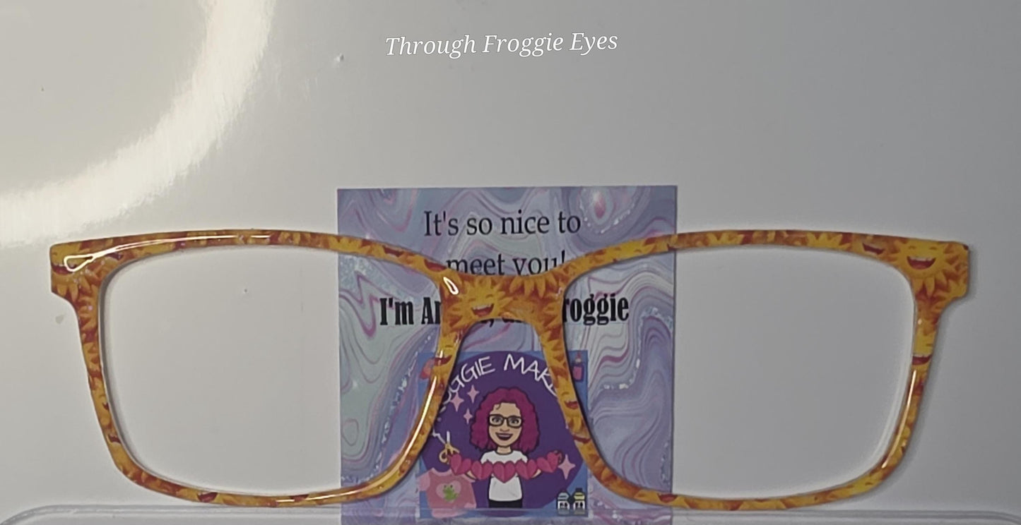 Holographic The 3D Sunshine frame topper compatible with Pair frames