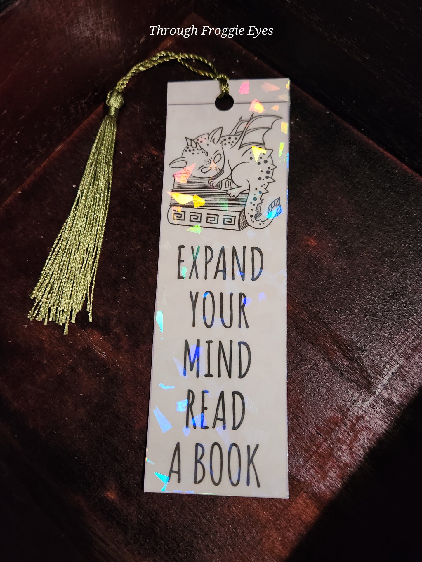 Holographic bookmark (5.25") Expand your mind