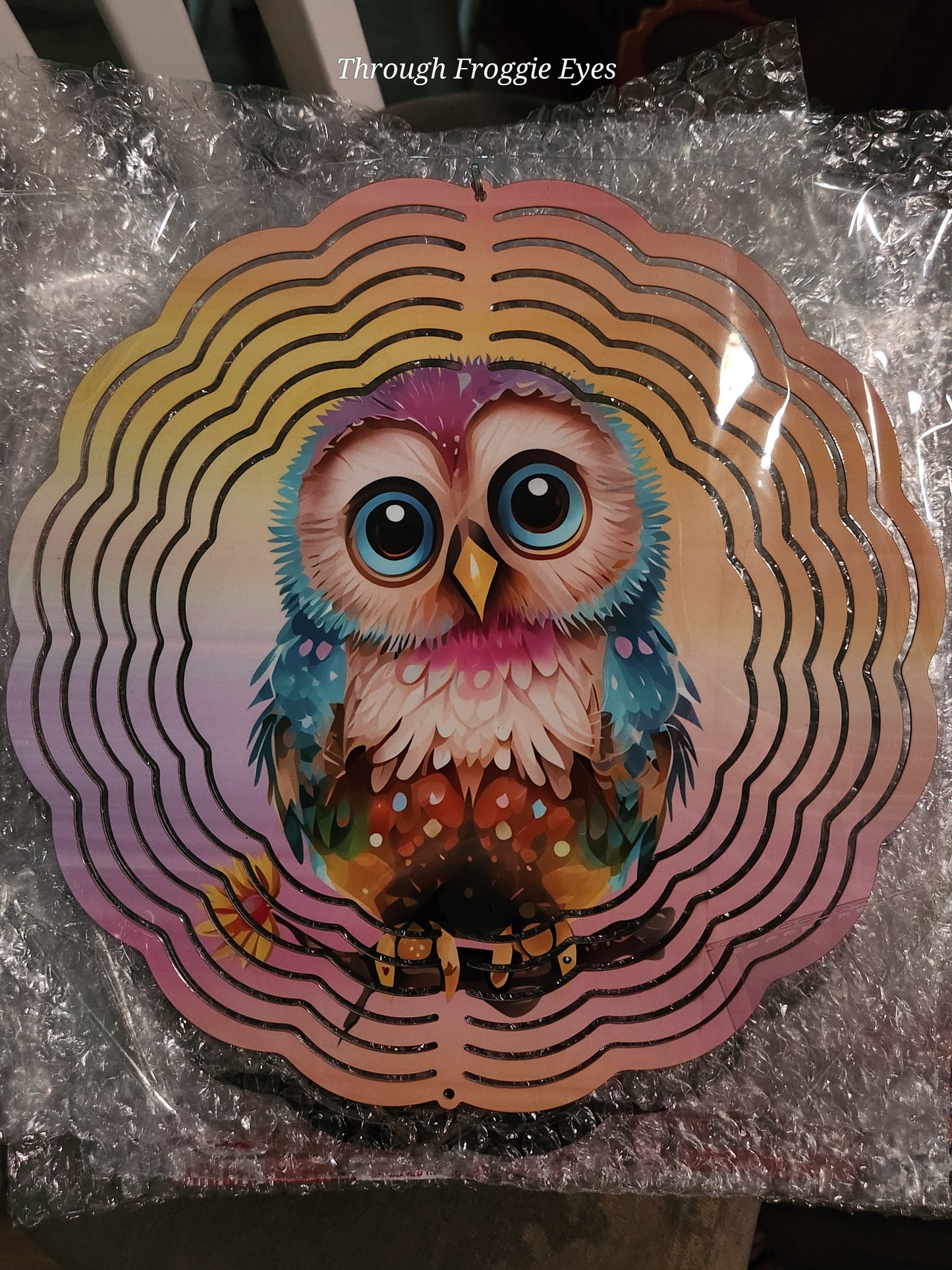 Colorful Owl Spinner