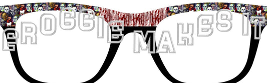Holographic Horror Show Drip Split frame topper to fit Pair frames