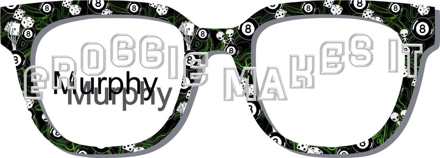 Holographic Cosmic Cues frame topper compatible with Pair frames