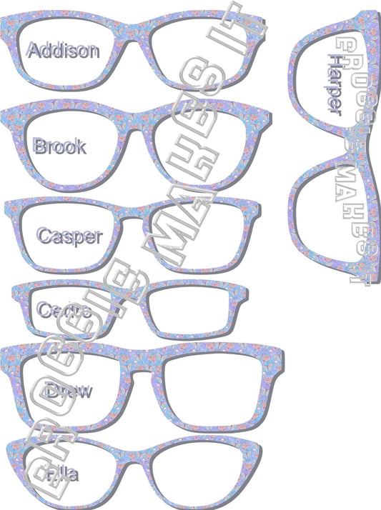 Translucent Pastel Butterflies frame topper to fit Pair frames
