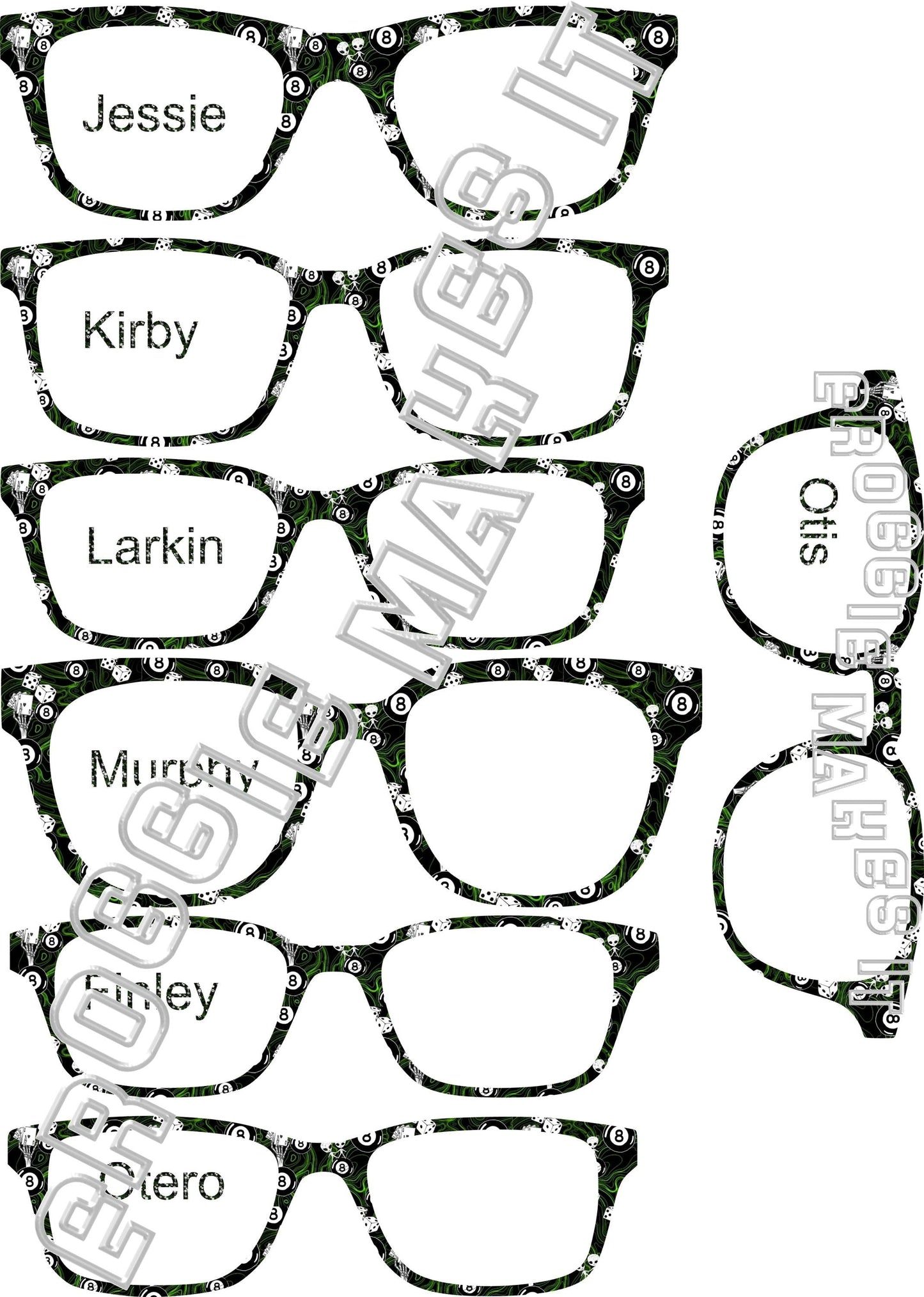 Holographic Cosmic Cues frame topper compatible with Pair frames