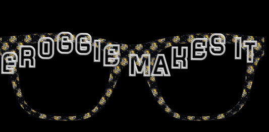 Translucent Hufflepuff frame topper to fit Pair frames