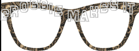 Translucent Snakes & Skulls frame topper to fit Pair frames