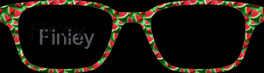 Translucent The 3D Watermelon frame topper compatible with Pair frames