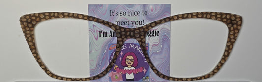 Holographic Coffee Beans frame topper compatible with Pair frames
