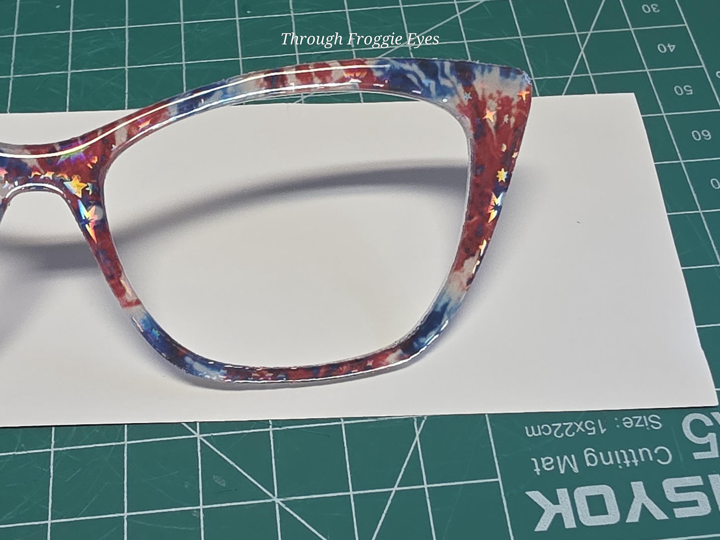 Holographic Wildflower Cityscape 3 frame topper compatible with Pair frames