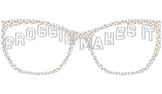 Holographic Cosmic Celestial frame topper to fit Pair frames