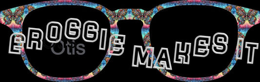 Holographic The Tie Dye Butterfly frame topper compatible with Pair frames with translucent option