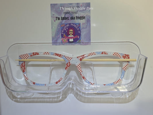Translucent Picnic Quilt frame topper compatible with Pair frames