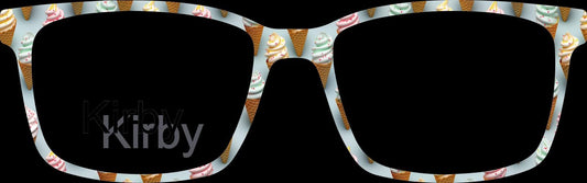 Translucent The 3D Ice Cream Cones frame topper compatible with Pair frames