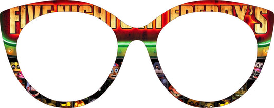 Holographic FNAF frame topper compatible with Pair frames