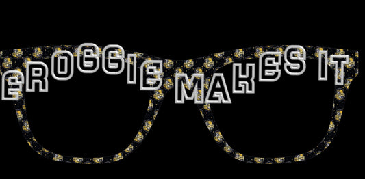Opaque Hufflepuff frame topper to fit Pair frames
