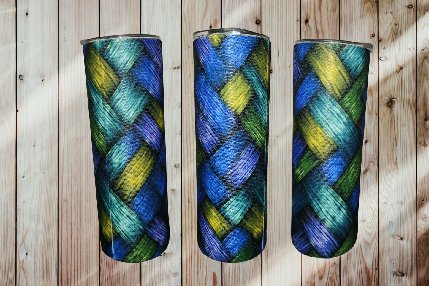 Uniquely designed Fabric Wrapped Tumbler