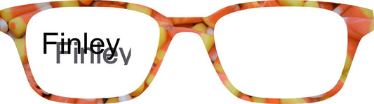 Holographic Candy Corn frame topper compatible with Pair frames +