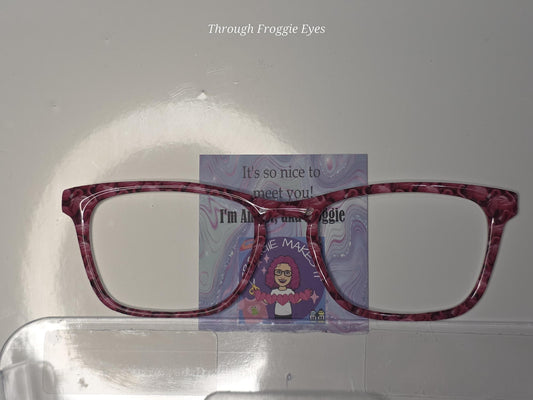 Translucent The 3D Flamingos frame topper compatible with Pair frames