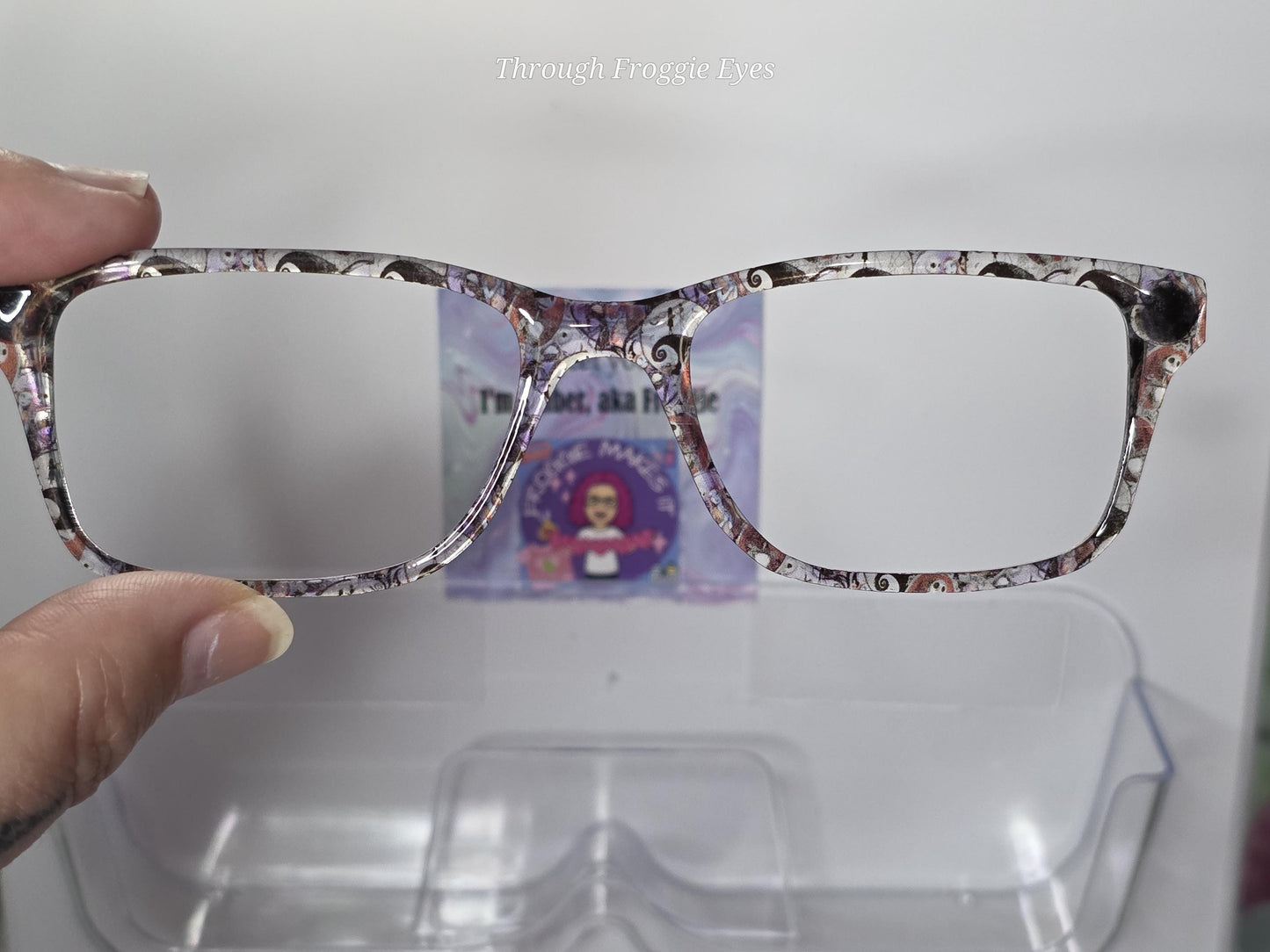 Holographic Wildflower Cityscape 3 frame topper compatible with Pair frames