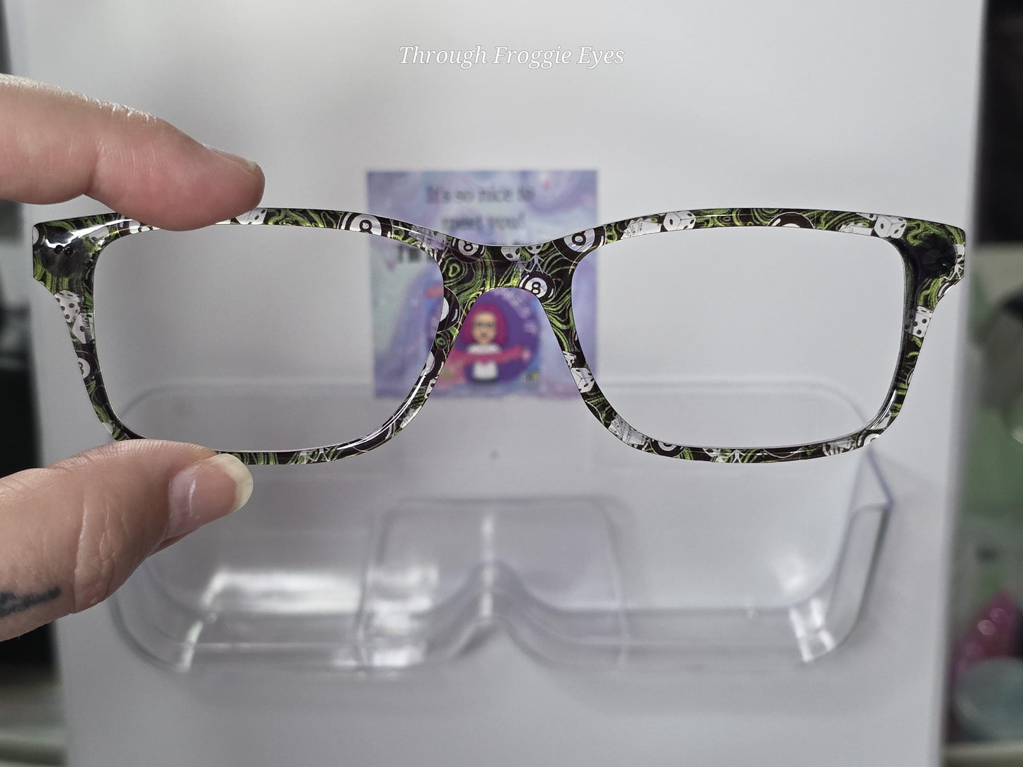Holographic Wildflower Cityscape 4 frame topper compatible with Pair frames