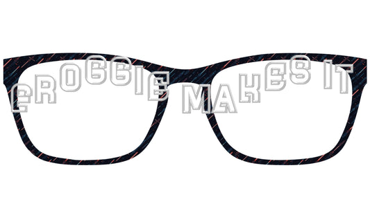 Opaque Galactic Sabers frame topper to fit Pair frames