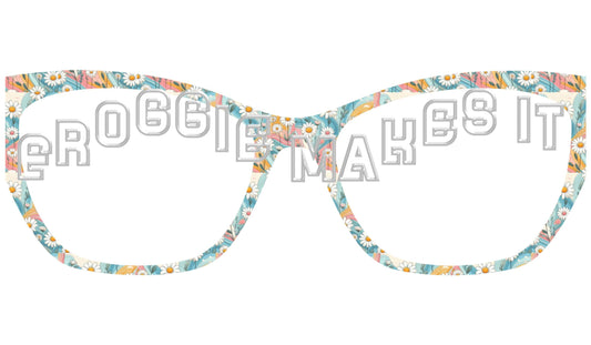 Groovy Blooms frame topper for Pair frames