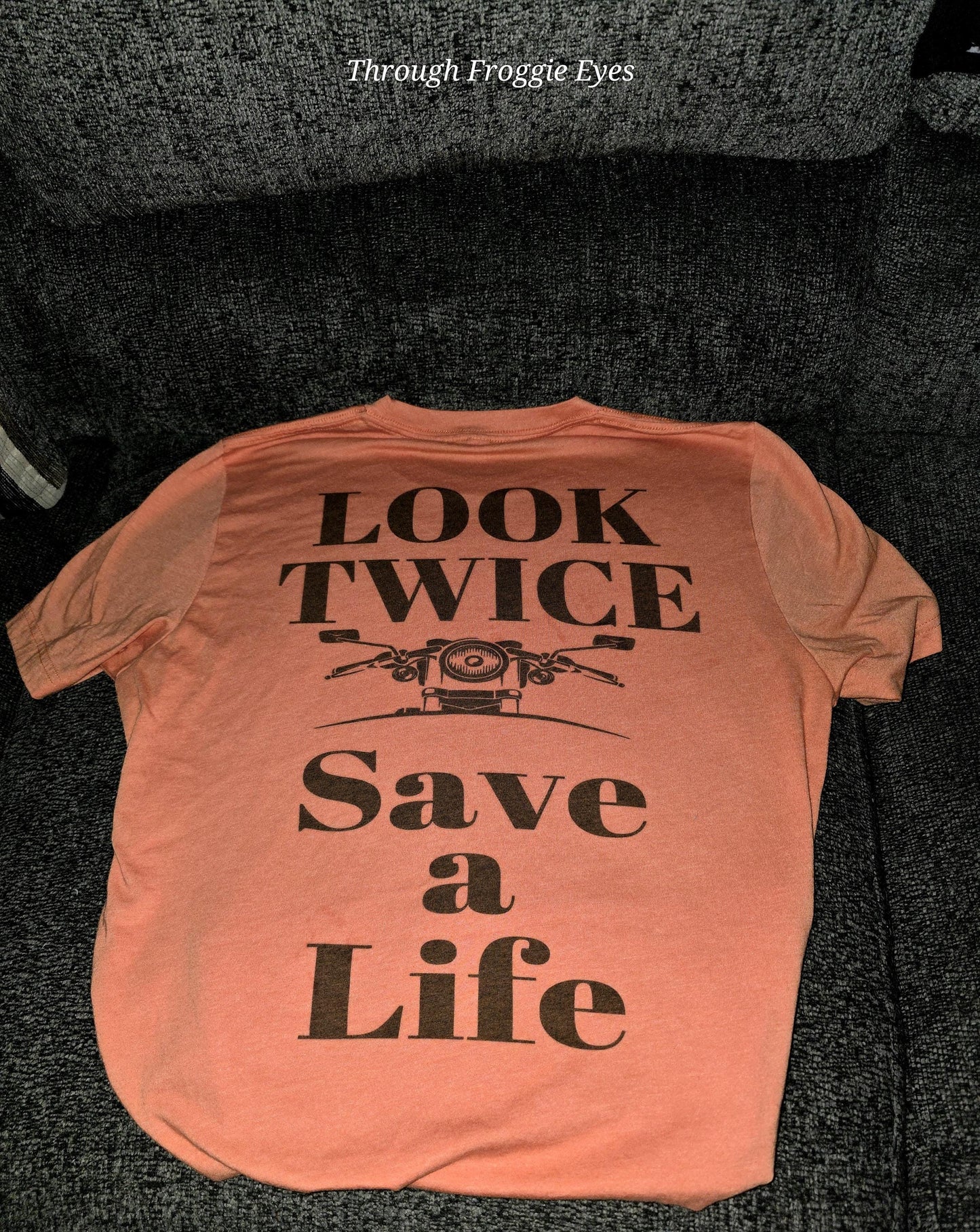 Look twice motorcycle tee, Unisex, Softstyle, Ultra soft, comfortable