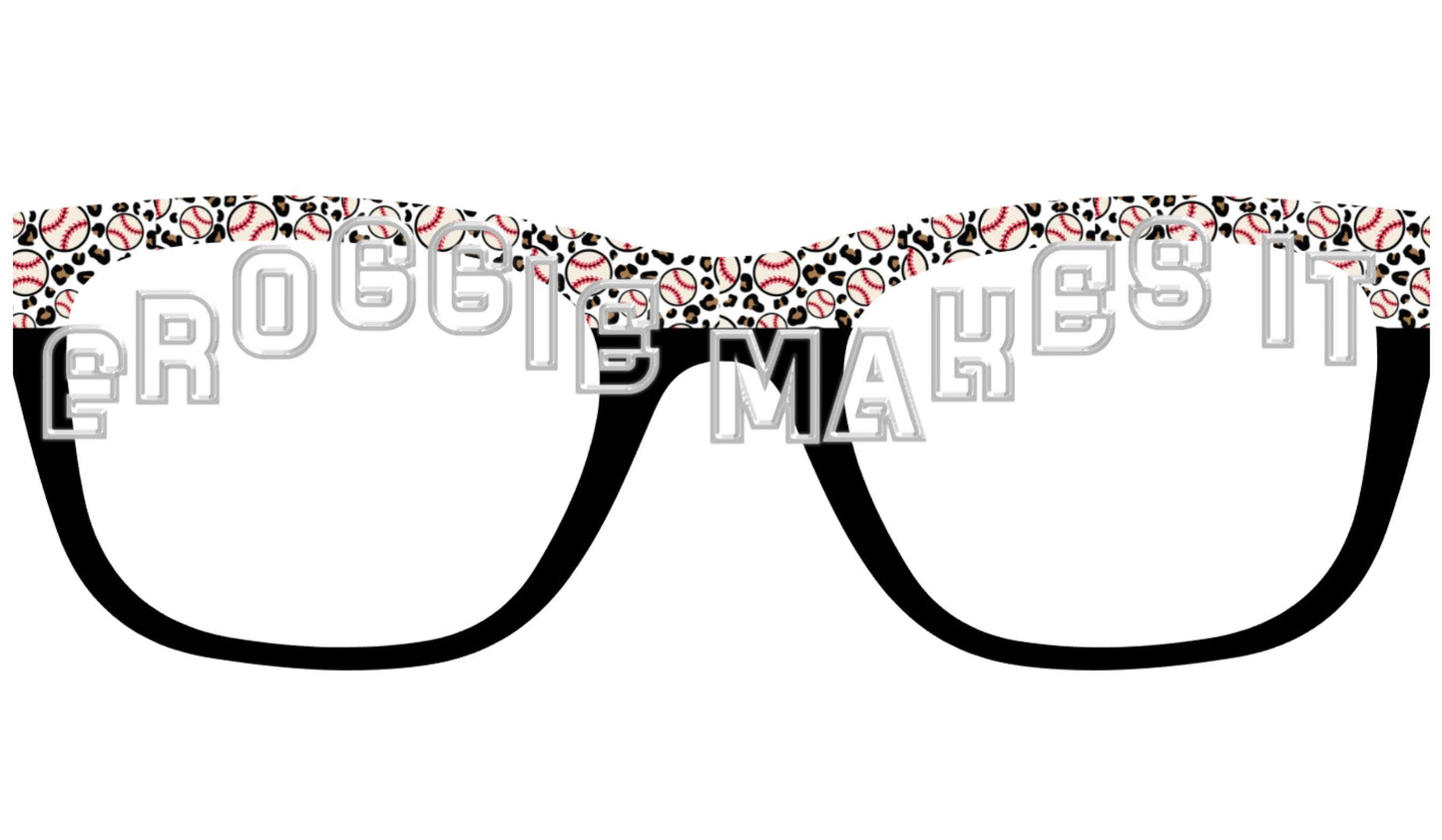 Baseball split frame topper for Pair frames