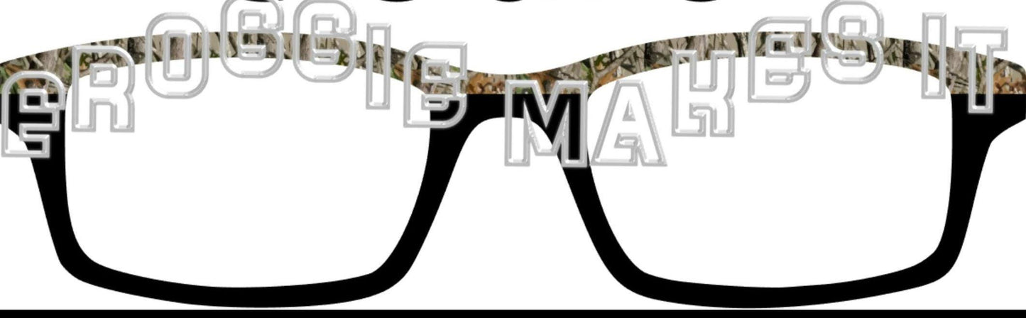 Real tree camo split frame topper for Pair frames