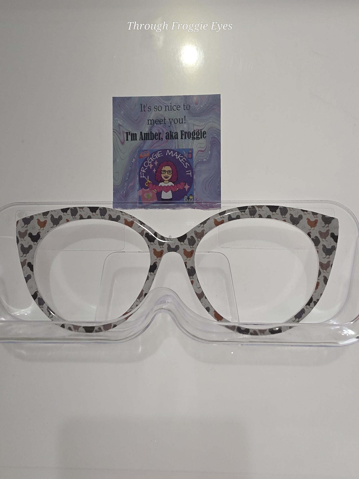 Happy Hens frame topper for Pair frames