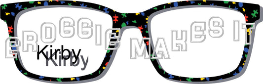 Autism Leopard frame topper compatible with Pair frames