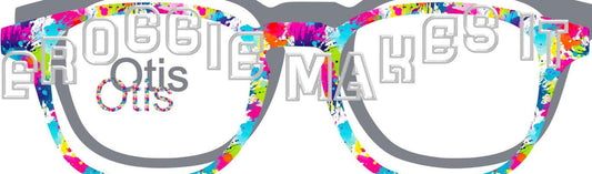 Paint Splatter frame topper for Pair frames
