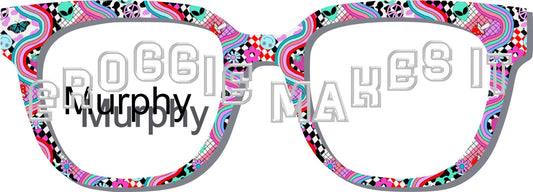 Groovy, Out of this World, Retro, Hippie, Alien frame topper for Pair frames
