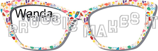 Flamingo Beach frame topper compatible with Pair frames