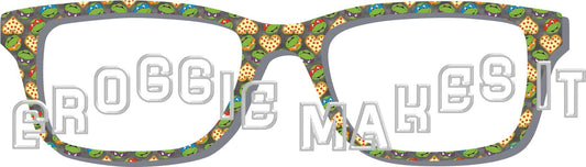 TMNT Pizza Love frame topper compatible with Pair frames