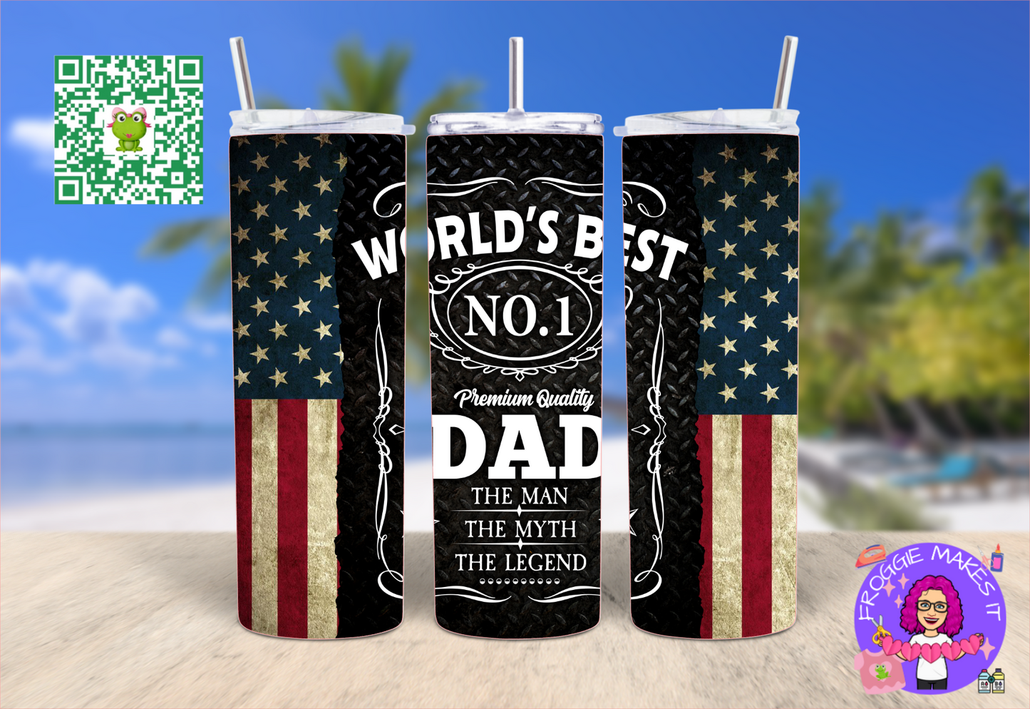 20oz Made To Order Sealed Fabric Coated Tumbler - Masculine Designs - Father's Day