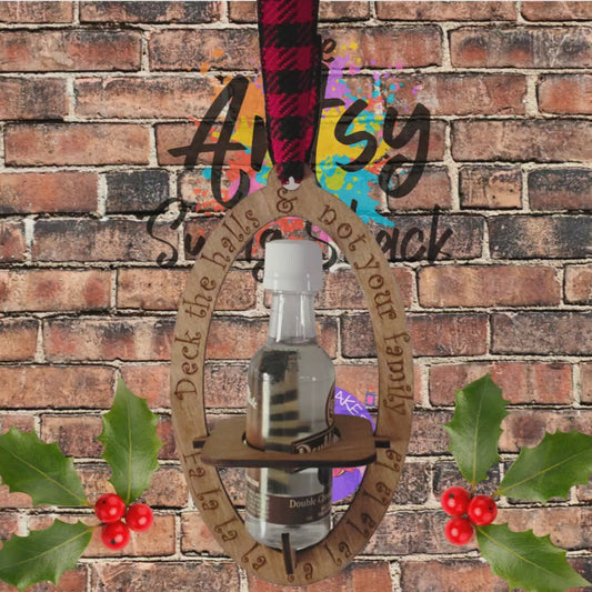 The Ultimate Holiday "Survival Kit" - Funny Shot Holder Ornament