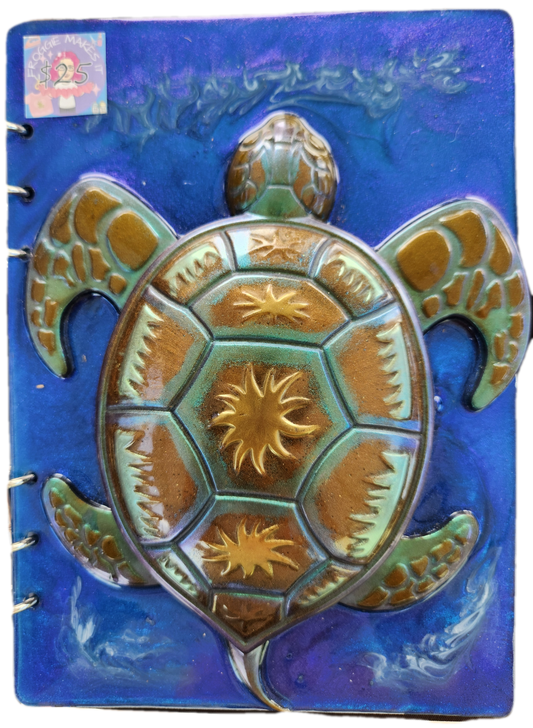 Resin Crafted Sea Turtle Journal